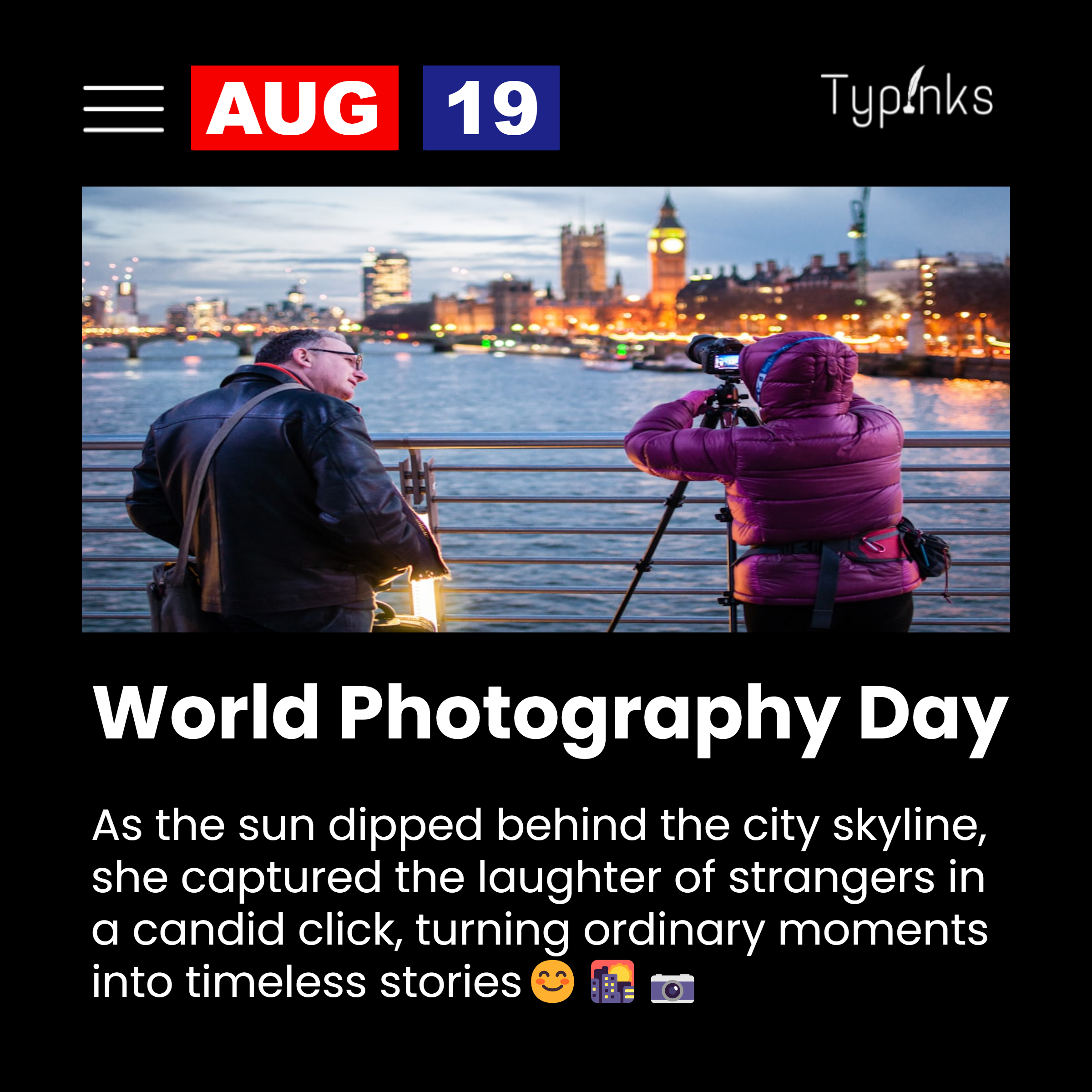 World Photography Day